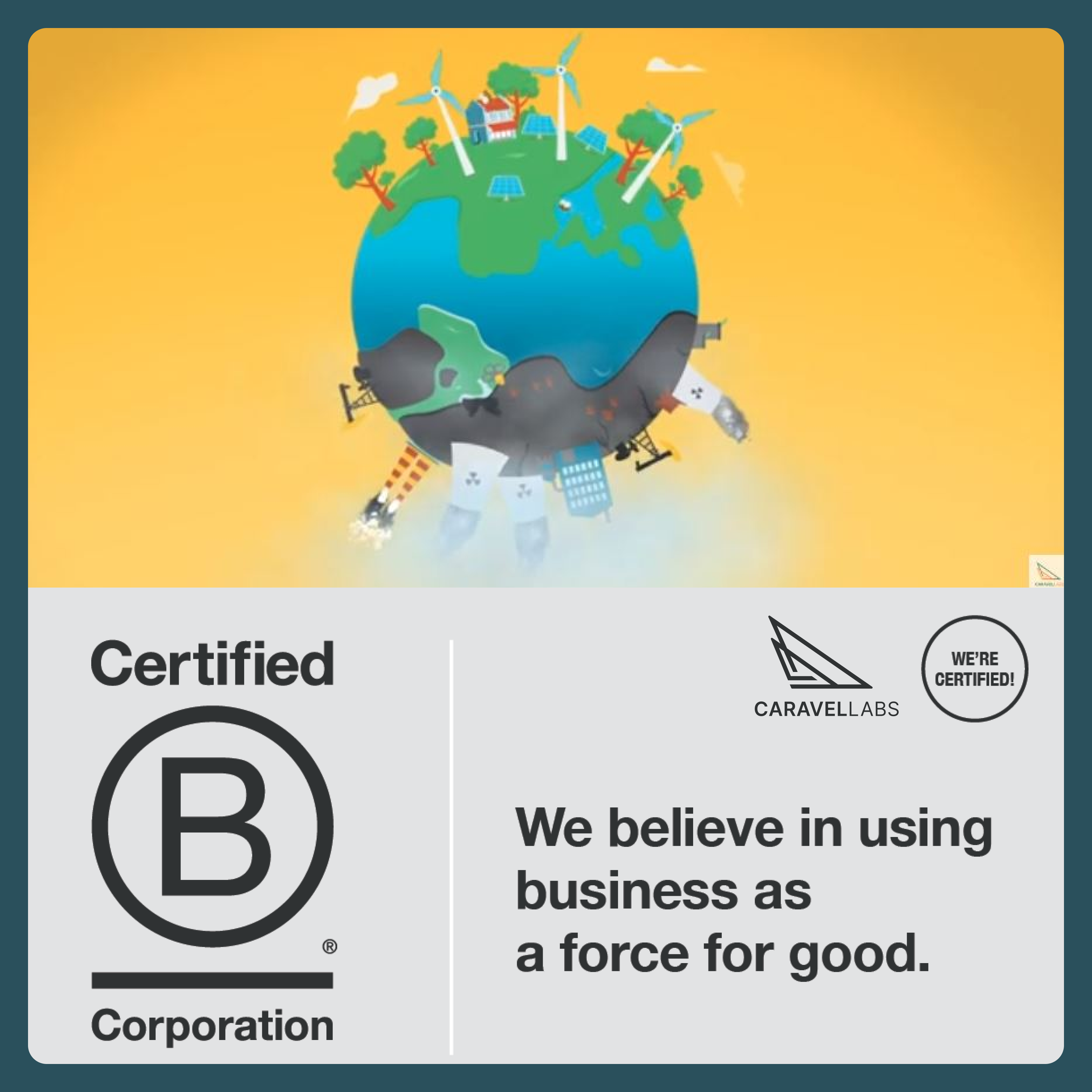 Caravel Labs is now B Corp Certified!